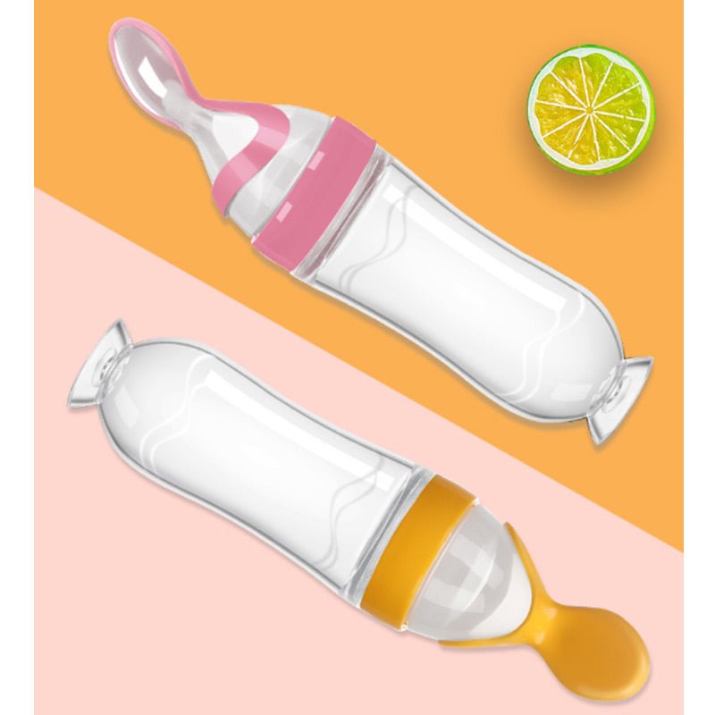 Lil' Scoop™ | Baby Squeeze and Spoon Bottle | 1+1 Offer - TrenLit