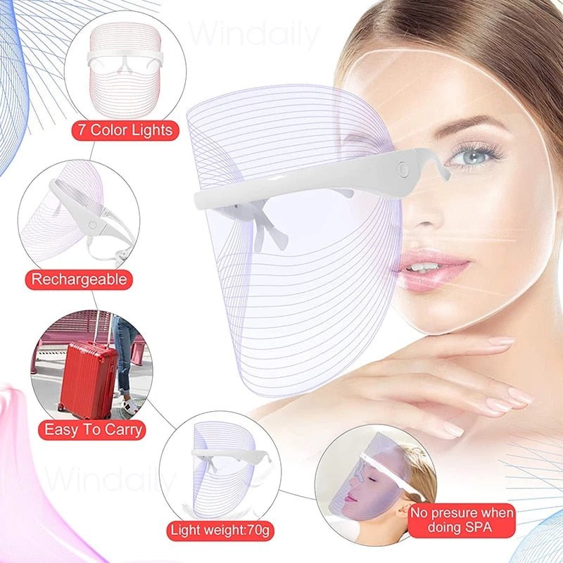 LuminaLux™ - Anti-Aging Ultimate LED Light Therapy Mask - TrenLit