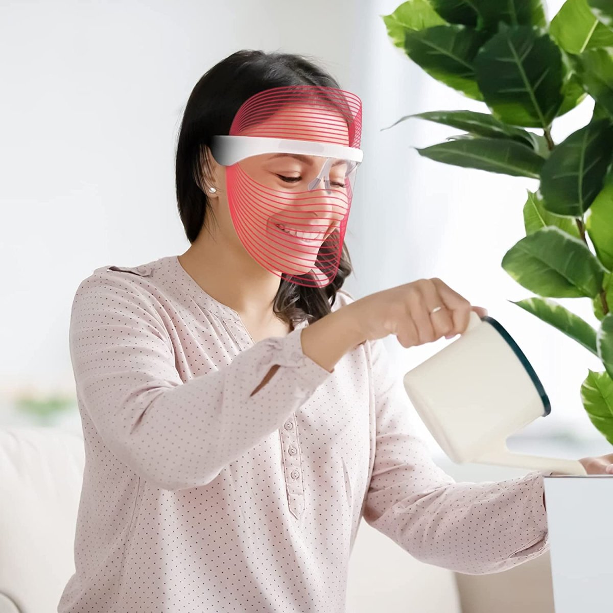 LuminaLux™ - Anti-Aging Ultimate LED Light Therapy Mask - TrenLit