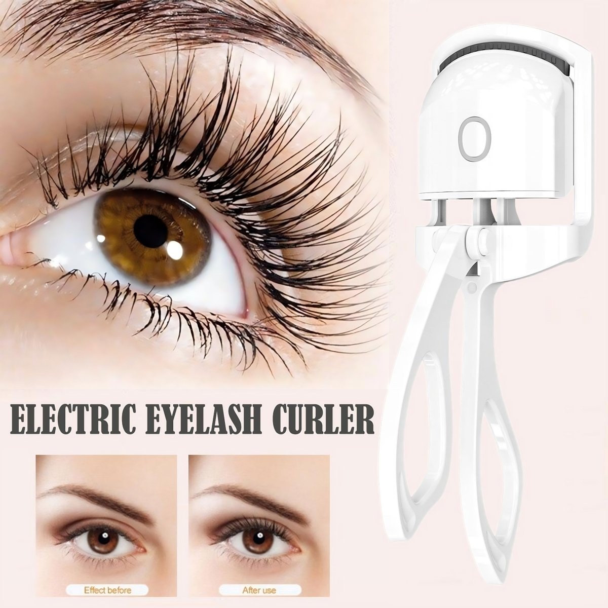 LuxeCurl Pro™ Electric Heated Eyelash Curler - TrenLit