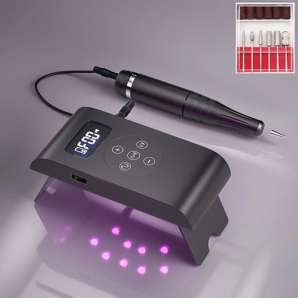 LuxeNail Pro™: The Premier 3-in-1 Electric Nail Drill & UV/LED Curing System - TrenLit