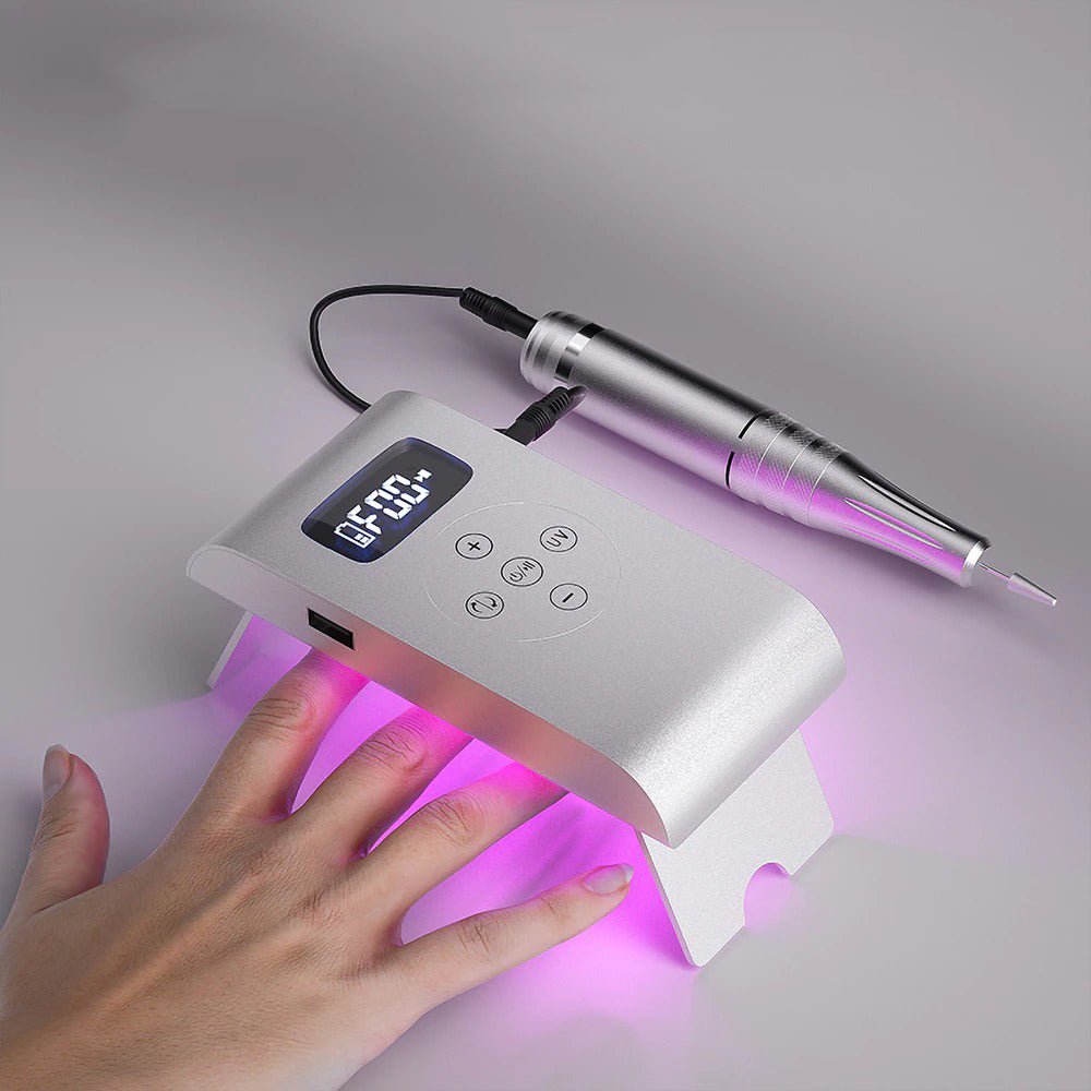 LuxeNail Pro™: The Premier 3-in-1 Electric Nail Drill & UV/LED Curing System - TrenLit