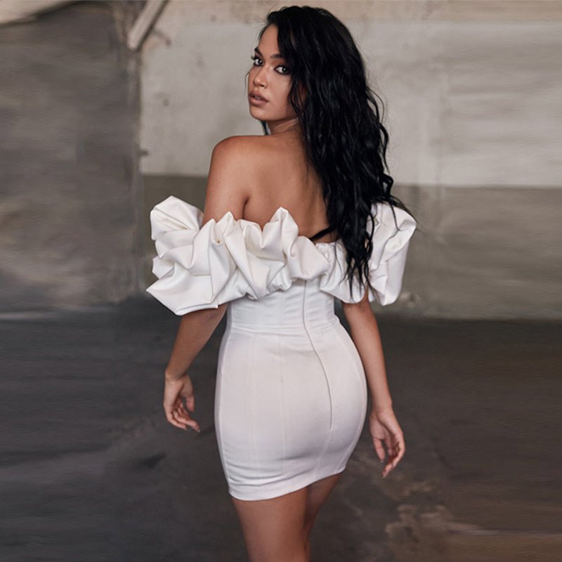 Lyana Elegance Off-Shoulder Dress - Exclusive Collection - TrenLit