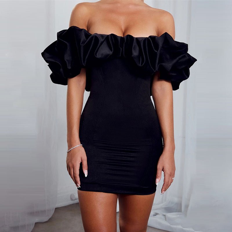 Lyana Elegance Off-Shoulder Dress - Exclusive Collection - TrenLit