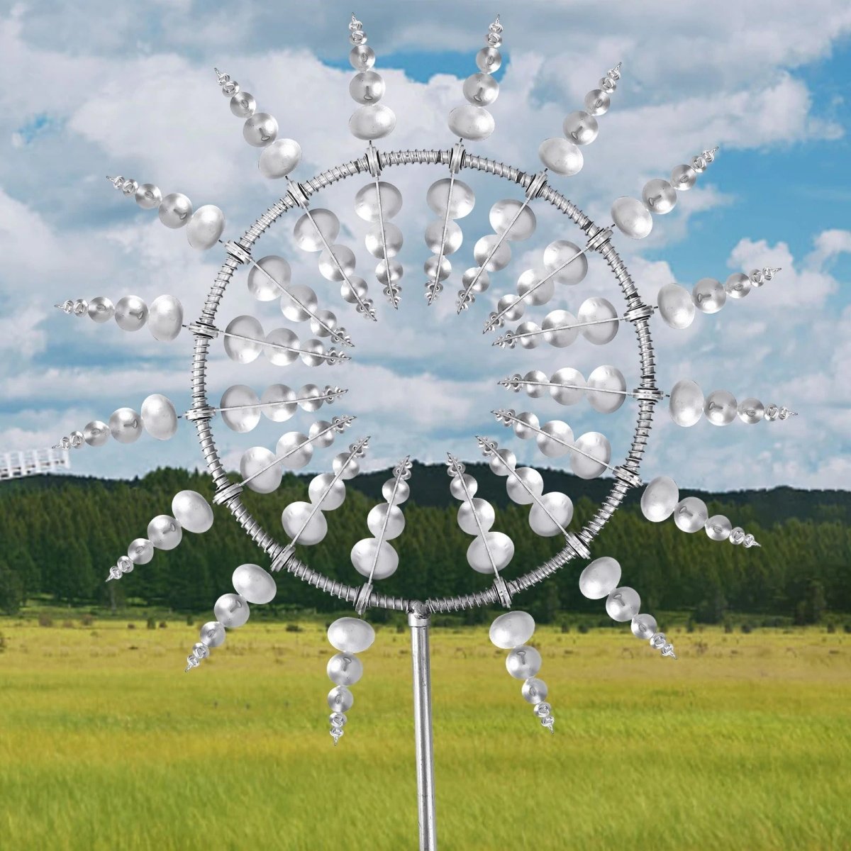 Magic Metal Windmill - Yard Spinner - TrenLit