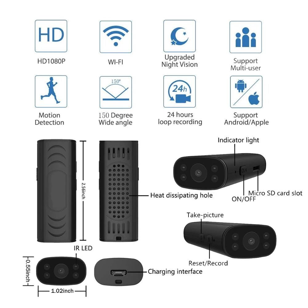 MagnetoCam™ The Magnetic Wireless Security Camera - TrenLit