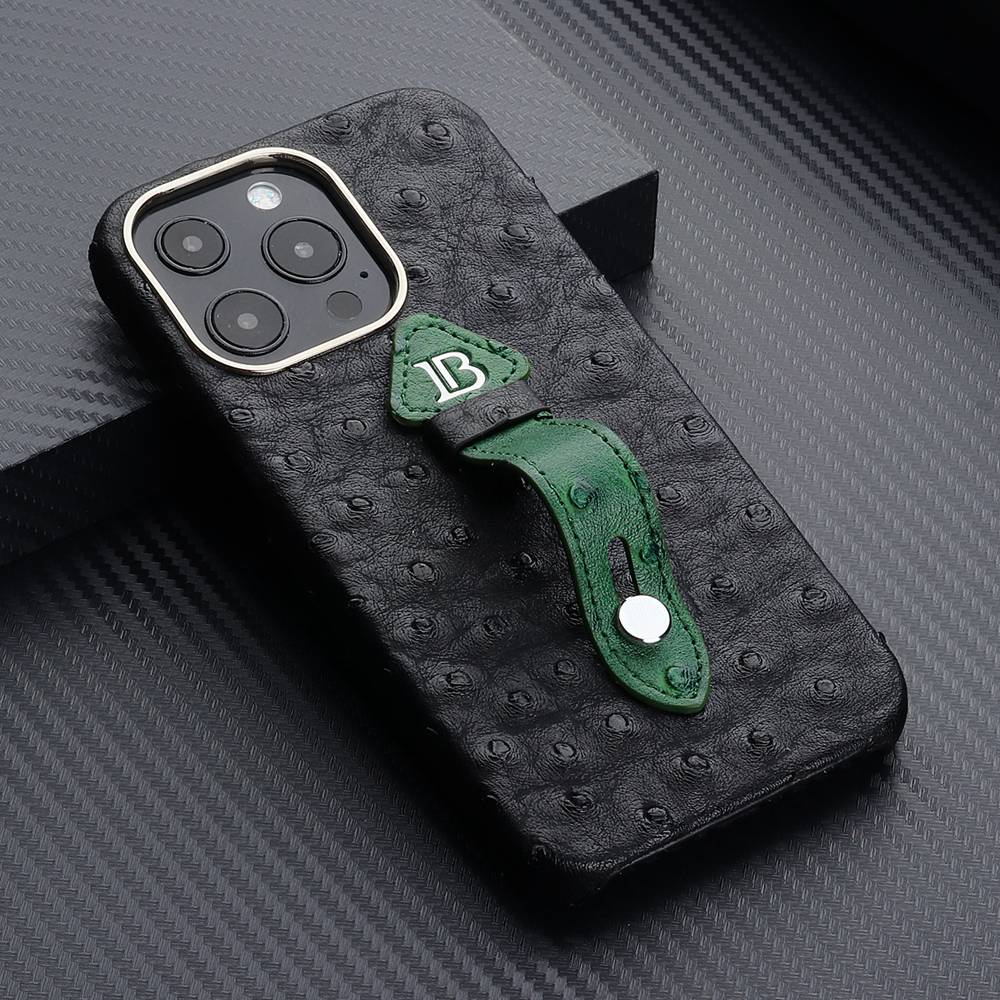 OstrichSkin Pro | Leather Case For iPhone - TrenLit