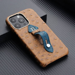 OstrichSkin Pro | Leather Case For iPhone - TrenLit