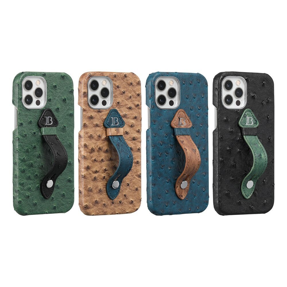 OstrichSkin Pro | Leather Case For iPhone - TrenLit