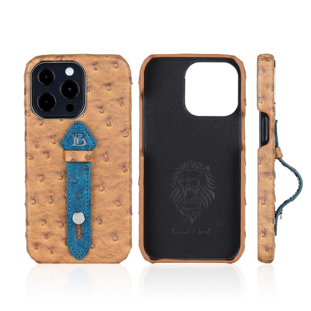 OstrichSkin Pro | Leather Case For iPhone - TrenLit