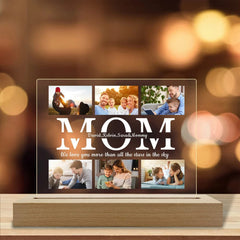 Personalized MOM Night Light with Multi-Photo - TrenLit