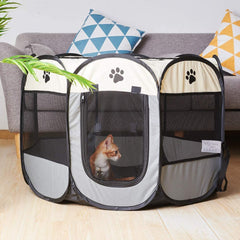 Portable Pet Dog Cat Puppy Playpen - TrenLit