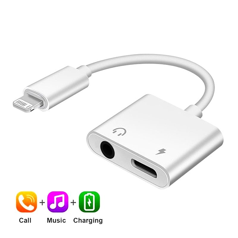 PowerSound | 2 in 1 Lightning Adapter for iPhone - TrenLit