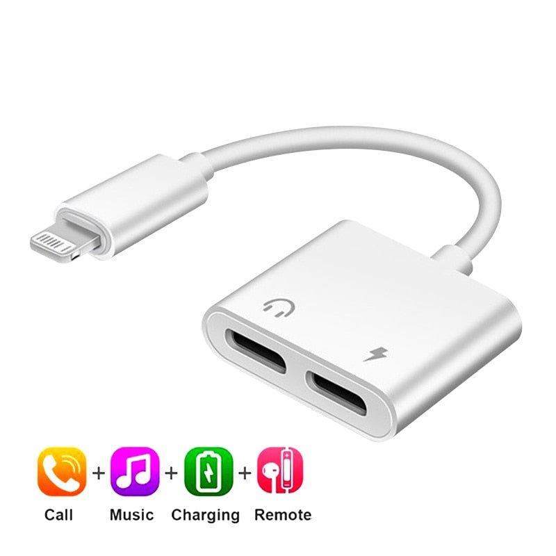 PowerSound | 2 in 1 Lightning Adapter for iPhone - TrenLit