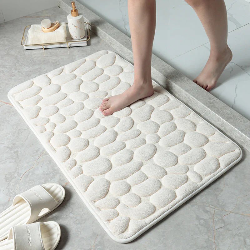 Premium Non-slip Embossed Bathroom Mat - TrenLit