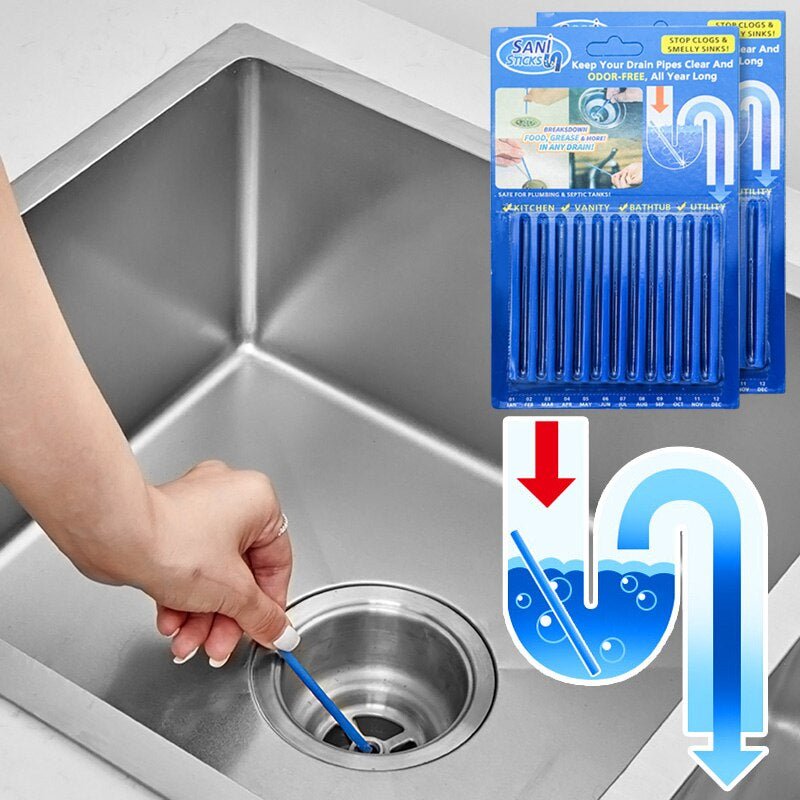 SaniSticks™ - Drain Unblocker & Odor Preventer. - TrenLit