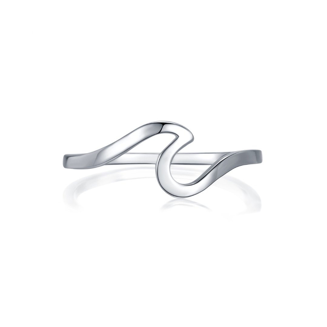 Silver Wave Ring - TrenLit