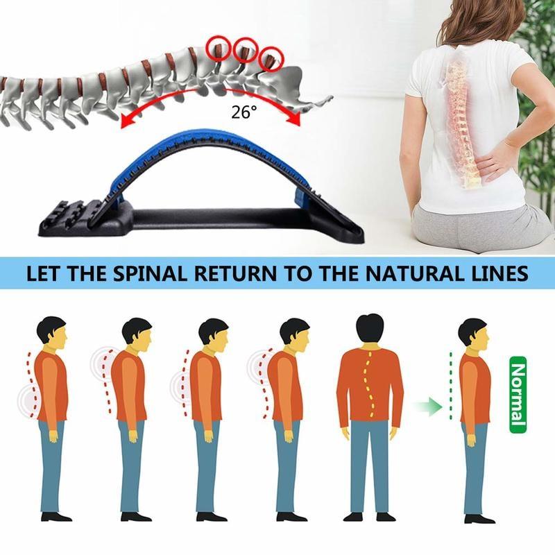 SpineAlign Pro™ Acupressure Back Stretcher & Waist Massager - TrenLit