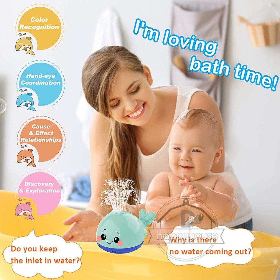 Sprinkler Whale Bath Toy - TrenLit