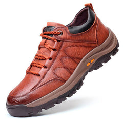 Timeless Slip-Resistant Men's Casual Leather Shoes - TrenLit