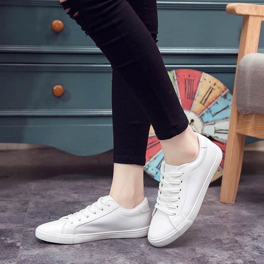 Urban Chic Casual Leather Sneakers - FREE SHIPPING - TrenLit