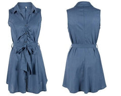 Urban Chic Denim Dress - Women's Fashion - TrenLit