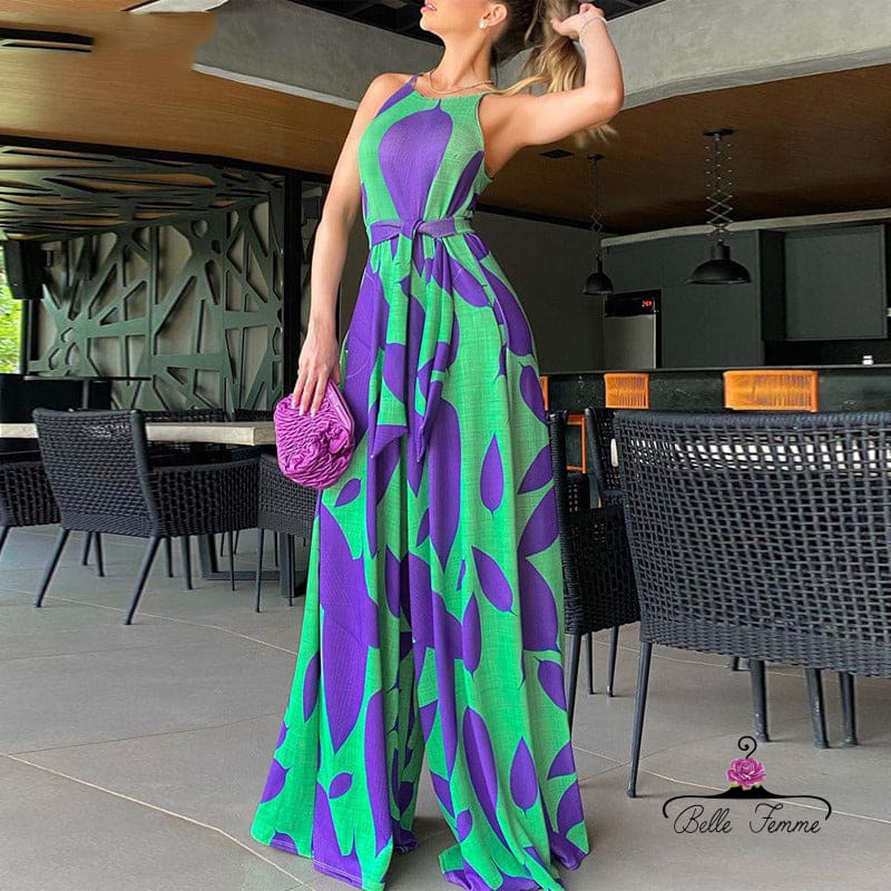 Vibrant Elegance Jumpsuit - Summer Release - 50% OFF - TrenLit