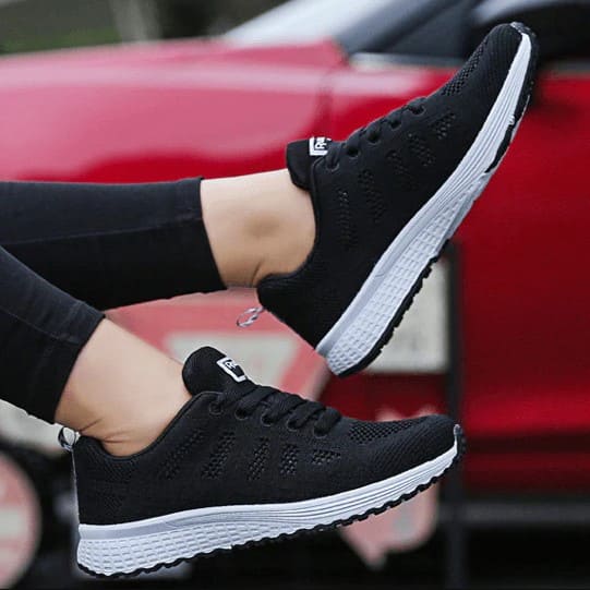 Women's Ultra-Comfort, Impact-Resistant, and Breathable Sneakers - TrenLit