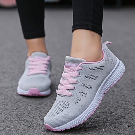 Women's Ultra-Comfort, Impact-Resistant, and Breathable Sneakers - TrenLit